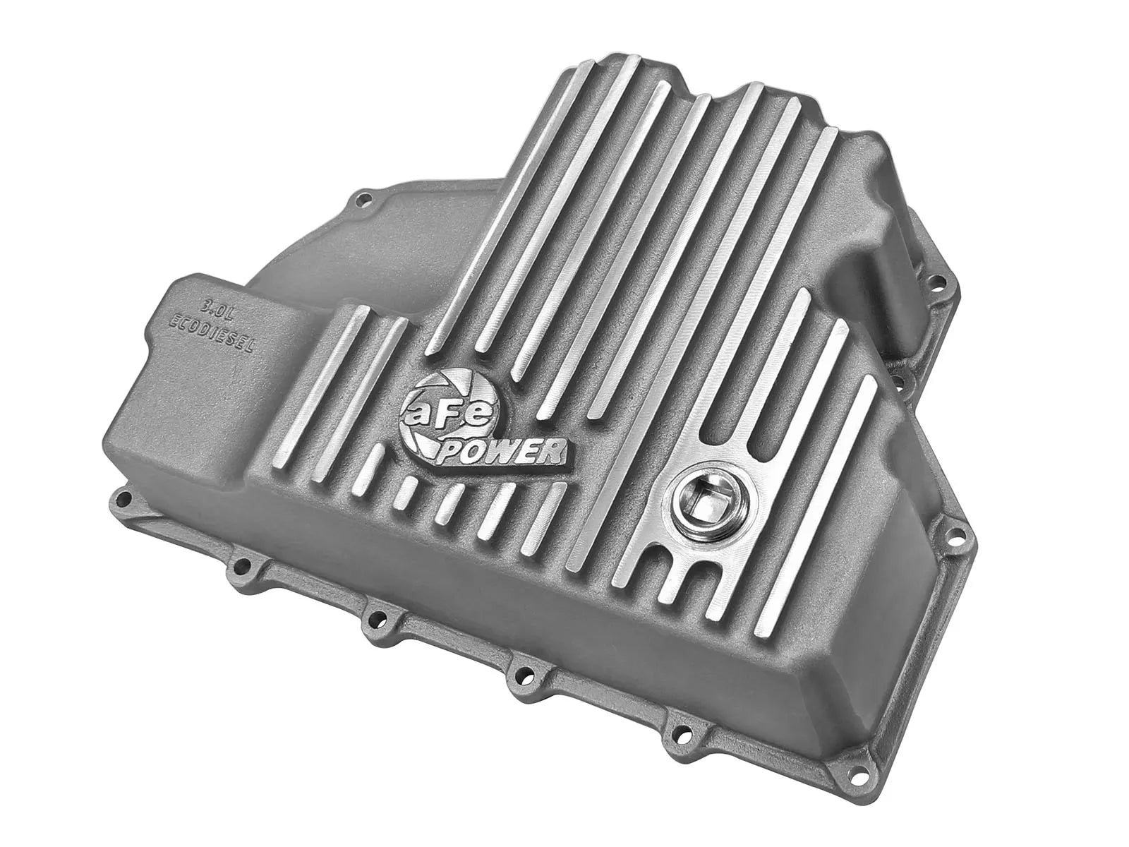 Street Series Engine Oil Pan Raw w/ Machined Fins Dodge RAM 1500 EcoDiesel 14-18 V6-3.0L (td)