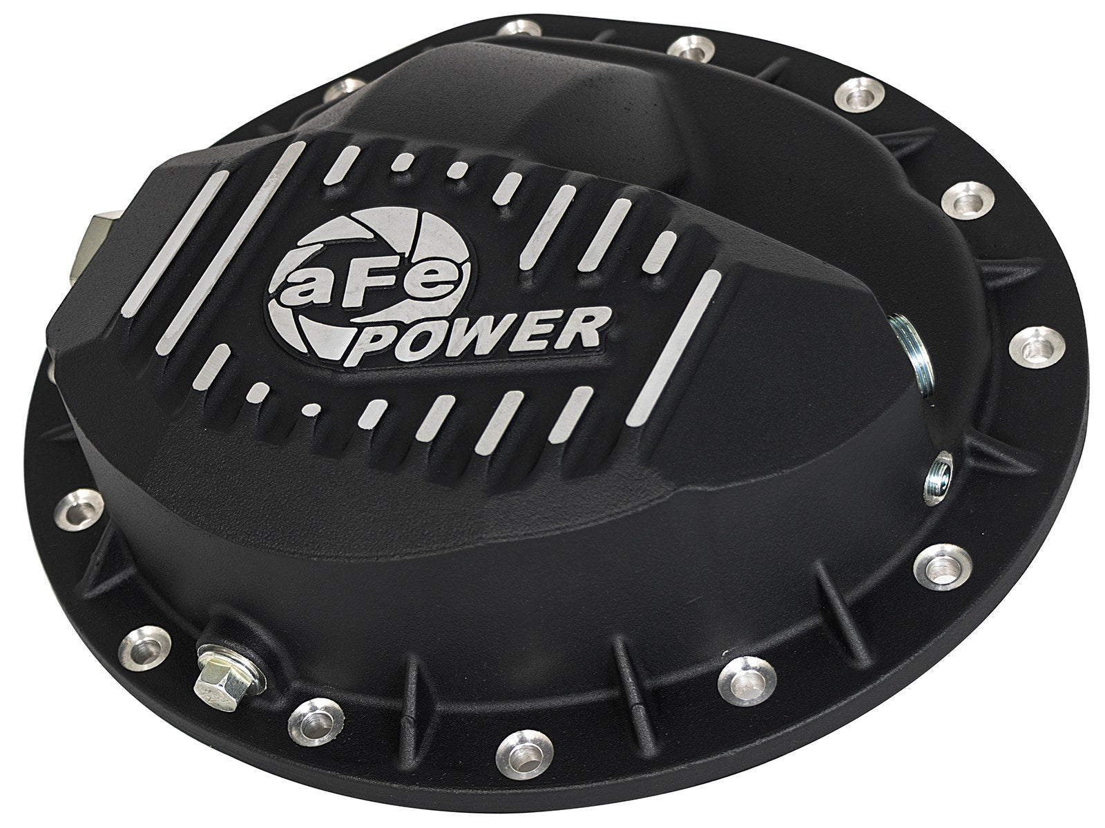 Pro Series Rear Differential Cover Black w/ Machined Fins Nissan Titan XD 16-19 V8-5.0L (td)