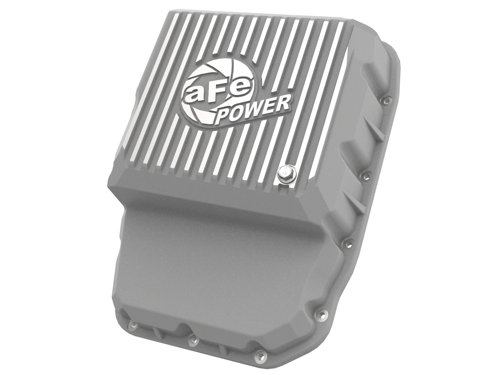 aFe Power Transmission Pan Raw w/ Machined Fins Dodge Diesel Trucks 13-19 L6-6.7L (td)