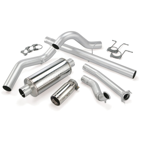 Banks Power 94-97 Ford 7.3L ECLB Monster Exhaust System - SS Single Exhaust w/ Chrome Tip