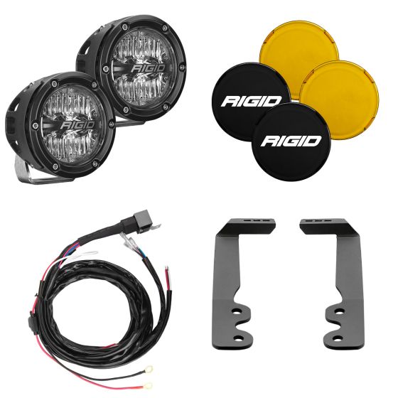 Rigid Industries 2022+ Toyota Tundra A-Pillar Light Kit (4in 360-Series)