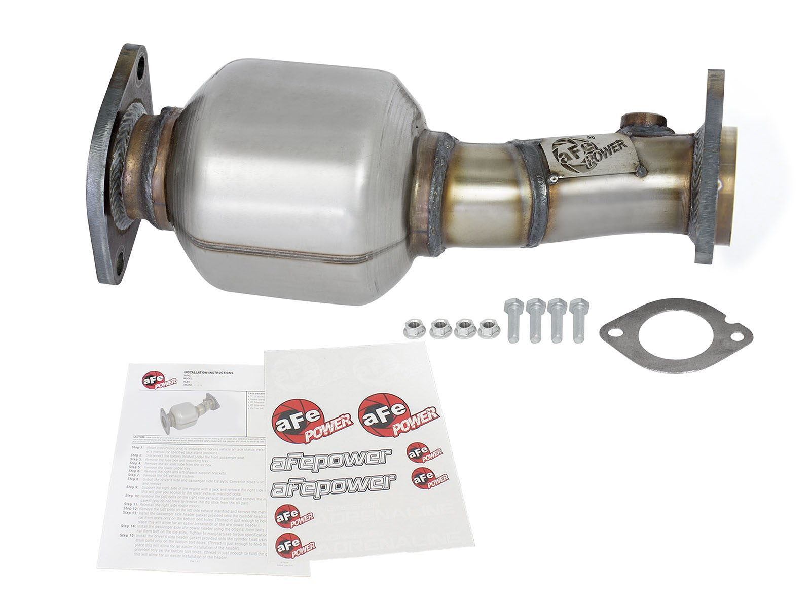 aFe POWER Direct Fit 409 Stainless Steel Catalytic Converter Nissan Frontier 05-19/Pathfinder 05-12/Xterra 05-15 V6-4.0L