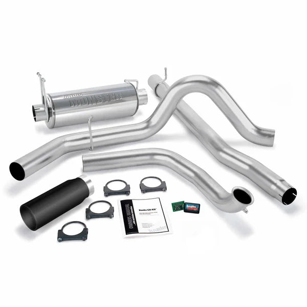 Banks Power 99-03 Ford 7.3L Git-Kit - SS Single Exhaust w/ Black Tip