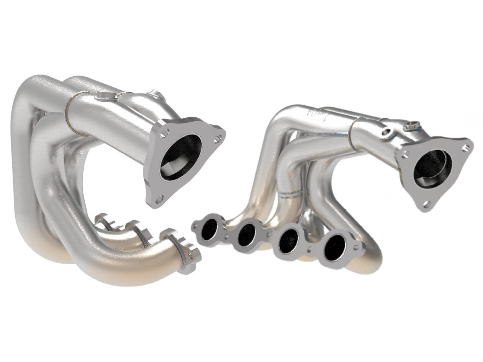 Twisted Steel 1-7/8 IN to 2-3/4 IN 304 Stainless Headers w/ Brushed Finish Chevrolet Corvette (C8) 2020 V8-6.2L