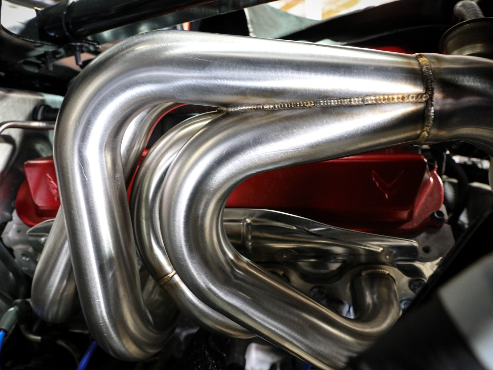 Twisted Steel 1-7/8 IN to 2-3/4 IN 304 Stainless Headers w/ Brushed Finish Chevrolet Corvette (C8) 2020 V8-6.2L