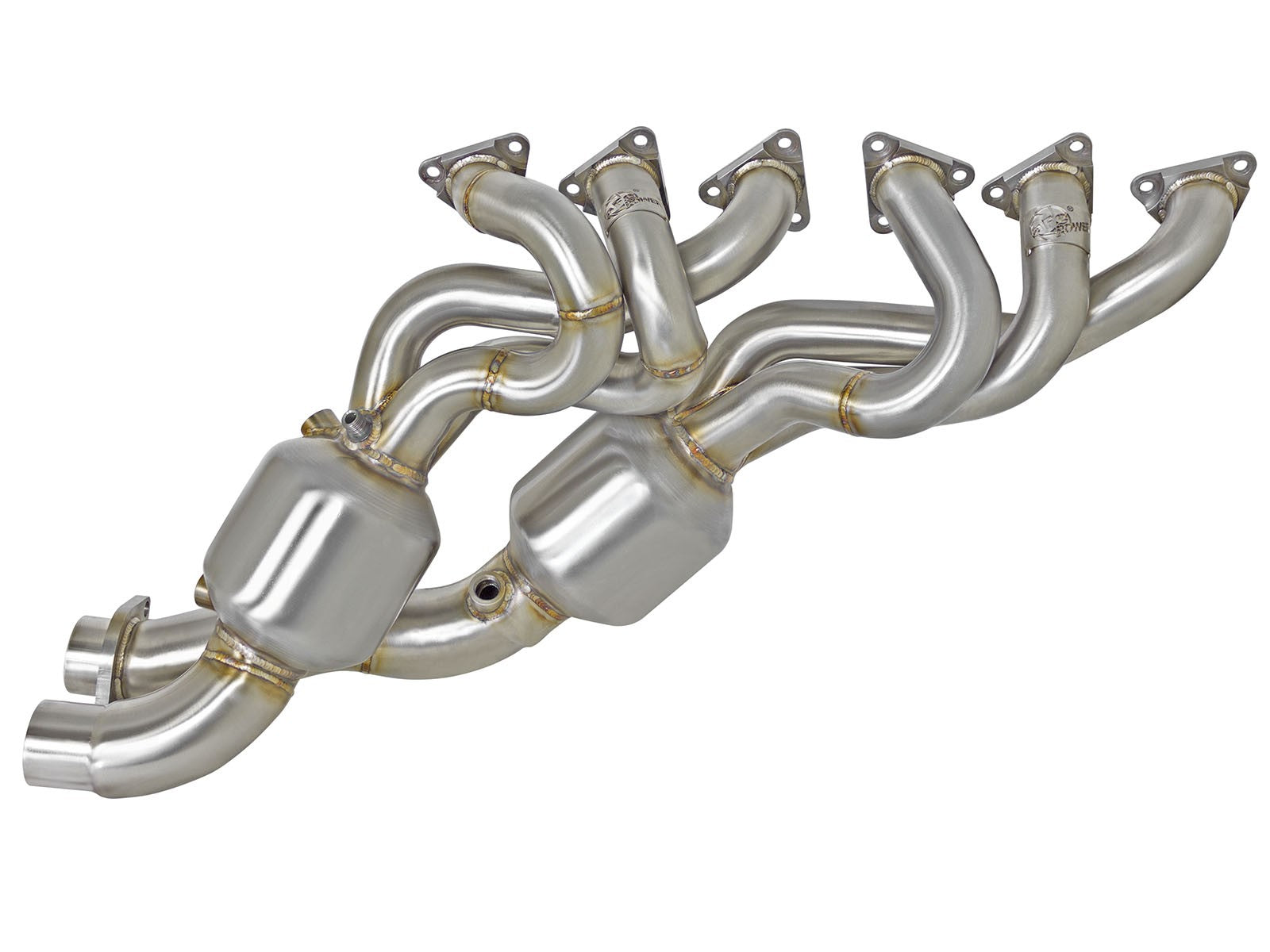 Twisted Steel Street Series Long Tube Header w/ Cats BMW M3 (E46) 01-06 L6-3.2L S54 - 0