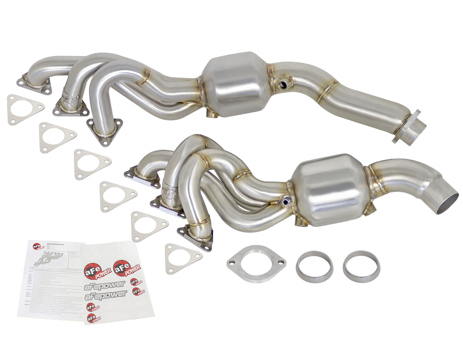 Twisted Steel Street Series Long Tube Header w/ Cats BMW M3 (E46) 01-06 L6-3.2L S54