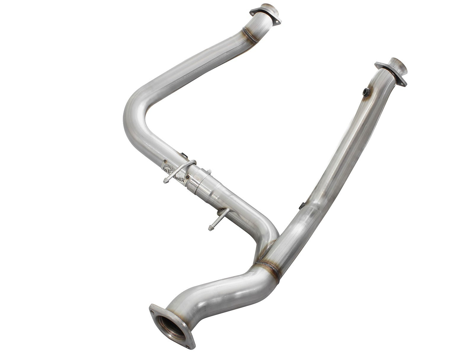 Twisted Steel 3 IN to 3-1/2 IN 409 Stainless Steel Race Series Y-Pipe Ford F-150 15-20 V6-3.5L (tt)