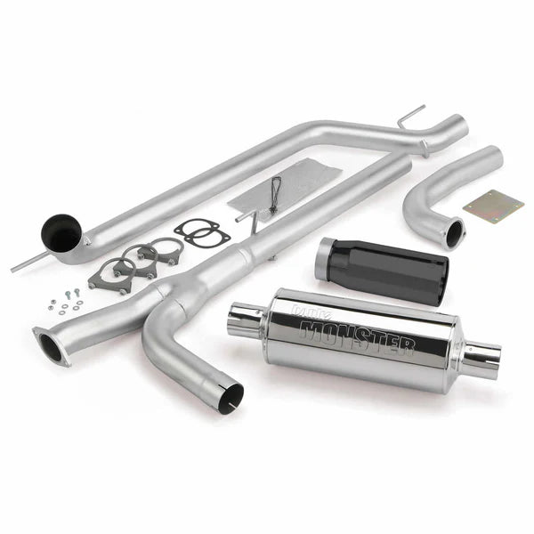 Banks Power 04-14 Nissan 5.6L Titan (All) Monster Exhaust System - SS Single Exhaust w/ Black Tip