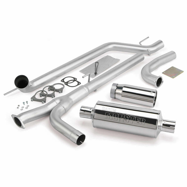 Banks Power 04-14 Nissan 5.6L Titan (All) Monster Exhaust System - SS Single Exhaust w/ Chrome Tip