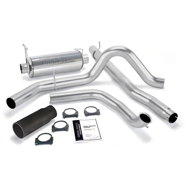 Banks Power 00-03 Ford 7.3L / Excursion Monster Exhaust System - SS Single Exhaust w/ Black Tip