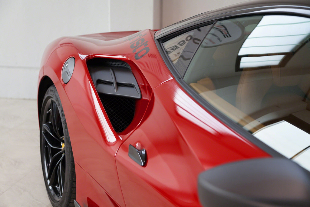 Ferrari 488 GTB/GTS Carbon Side Air Intake Panels (Matte)