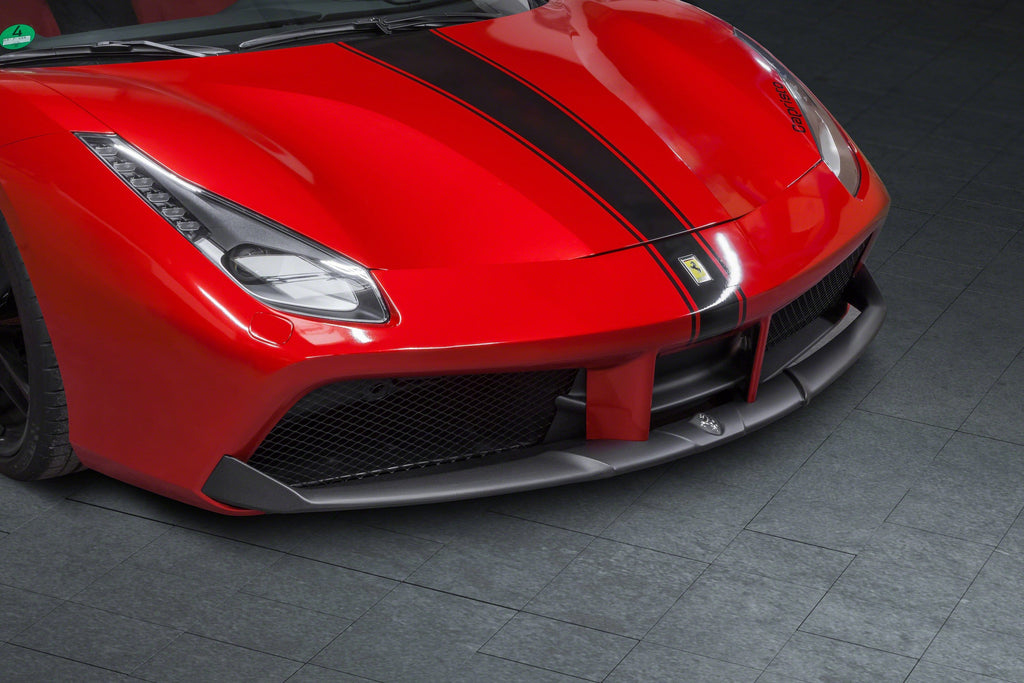 Ferrari 488 GTB & GTS Carbon Front Spoiler - 0