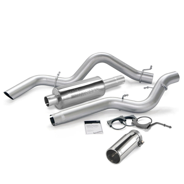 Banks Power 06-07 Chevy 6.6L CCSB Monster Exhaust System - SS Single Exhaust w/ Chrome Tip