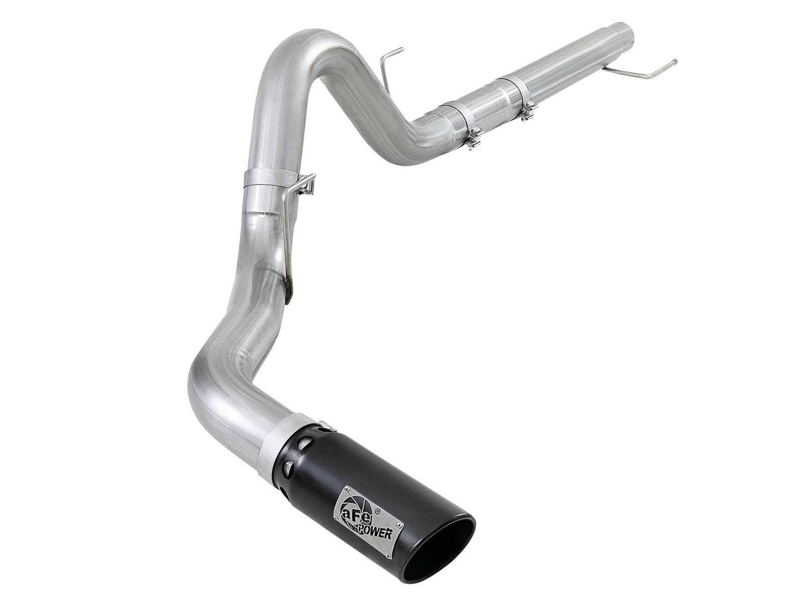 Atlas 4 IN Aluminized Steel DPF-Back Exhaust System w/ Black Tip Ford F-150 18-20 V6-3.0L (td)