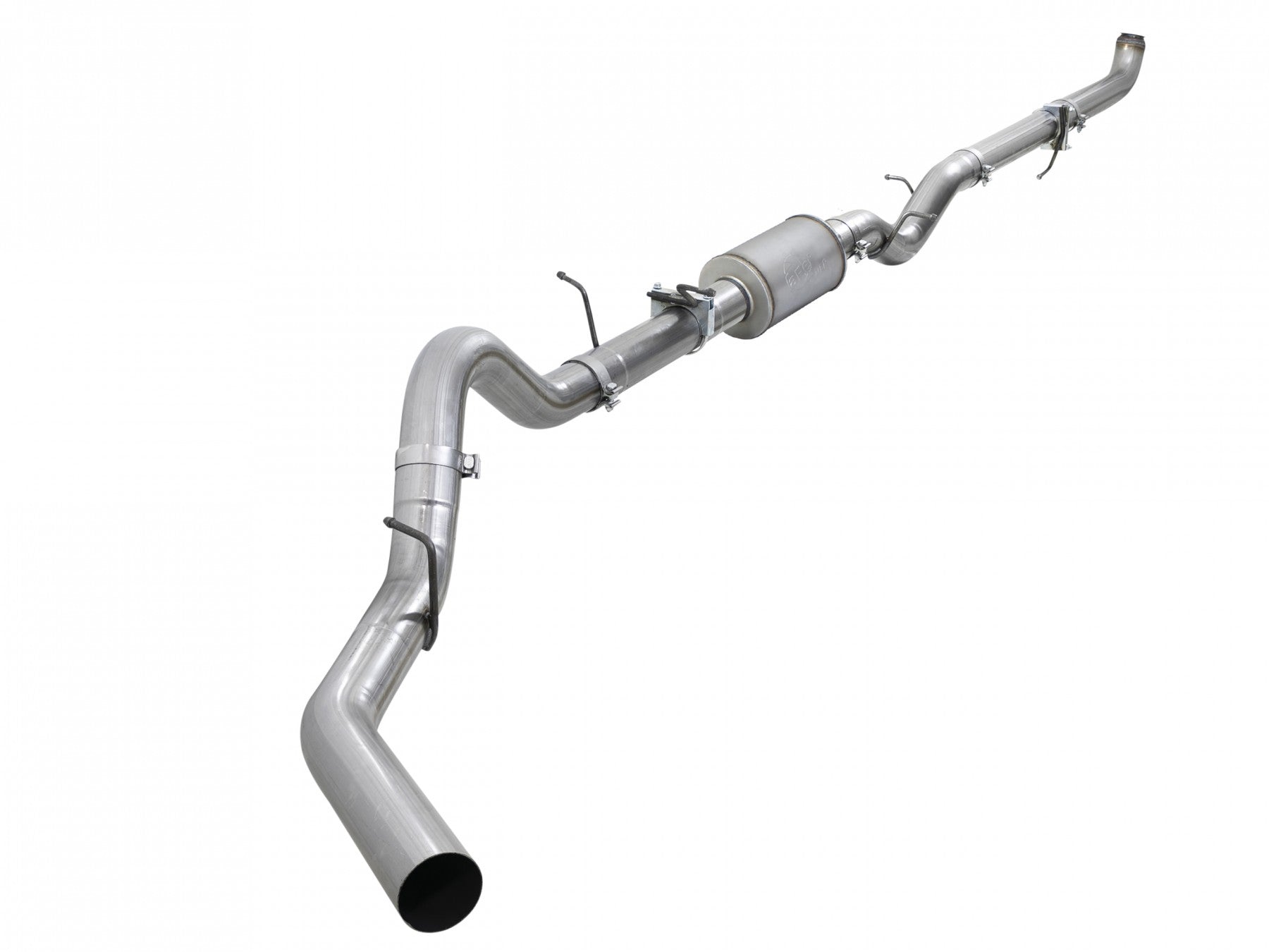 ATLAS 4 IN Aluminized Steel Downpipe-Back Exhaust System w/ Muffler GM Diesel Trucks 02-04 V8-6.6L (td) LB7