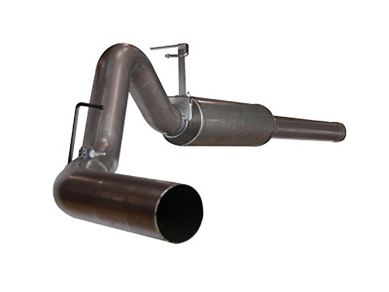 Large Bore-HD 4 IN 409 Stainless Steel Cat-Back Exhaust System w/o Tip Dodge Diesel Trucks 04.5-07 L6-5.9L (td)