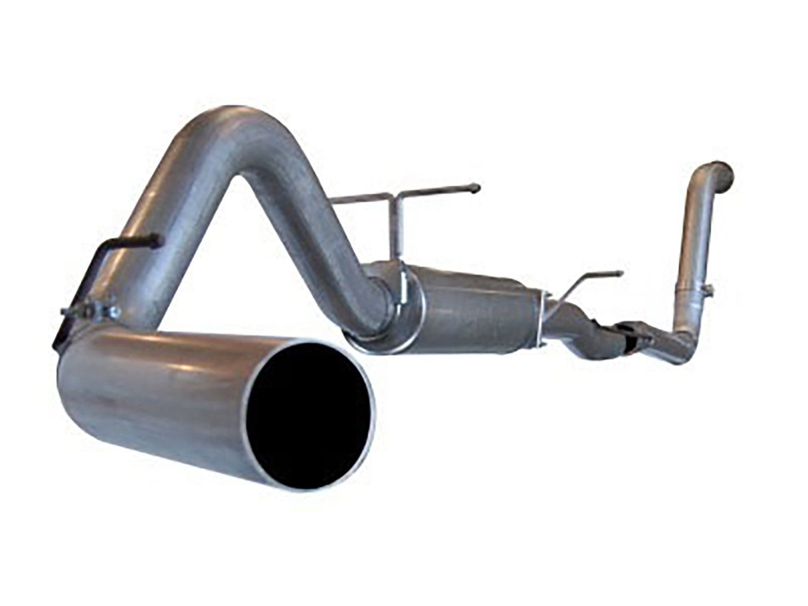 Large Bore-HD 4 IN 409 Stainless Steel Turbo-Back Exhaust System w/o Tip Ford Diesel Trucks 03-07 V8-6.0L (td)