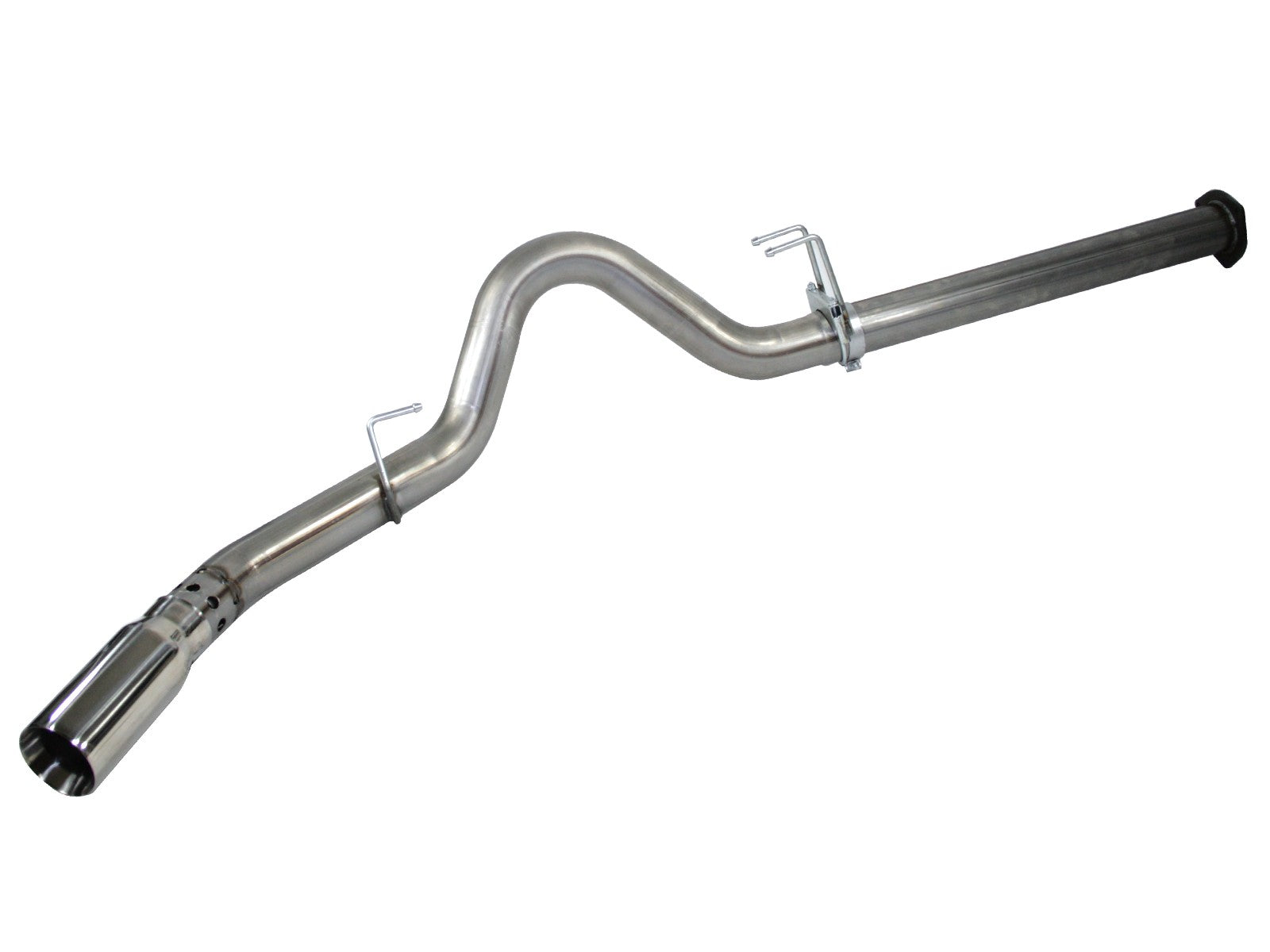 Large Bore-HD 4 IN 409 Stainless Steel DPF-Back Exhaust System Ford Diesel Trucks 11-14 V8-6.7L (td)