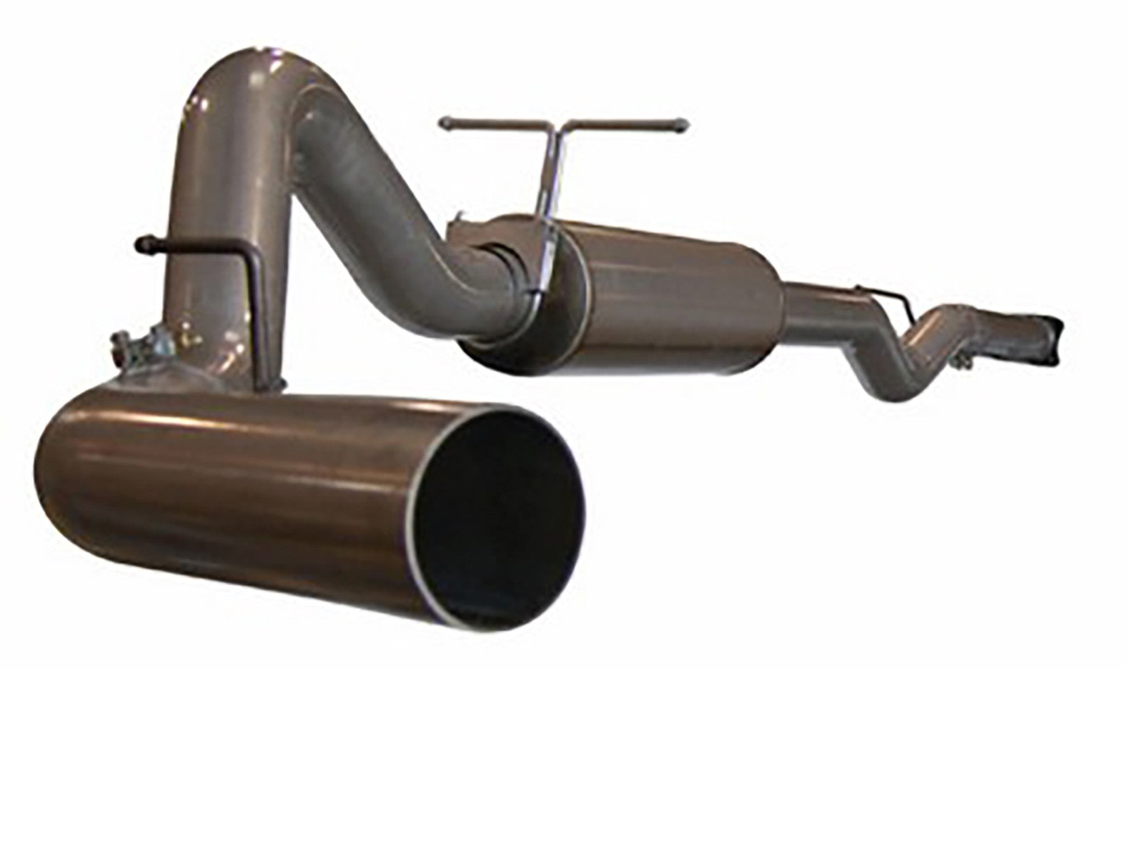 Large Bore-HD 4 IN 409 Stainless Steel Cat-Back Exhaust System w/o Tip GM Diesel Trucks 01-05 V8-6.6L (td) LB7/LLY