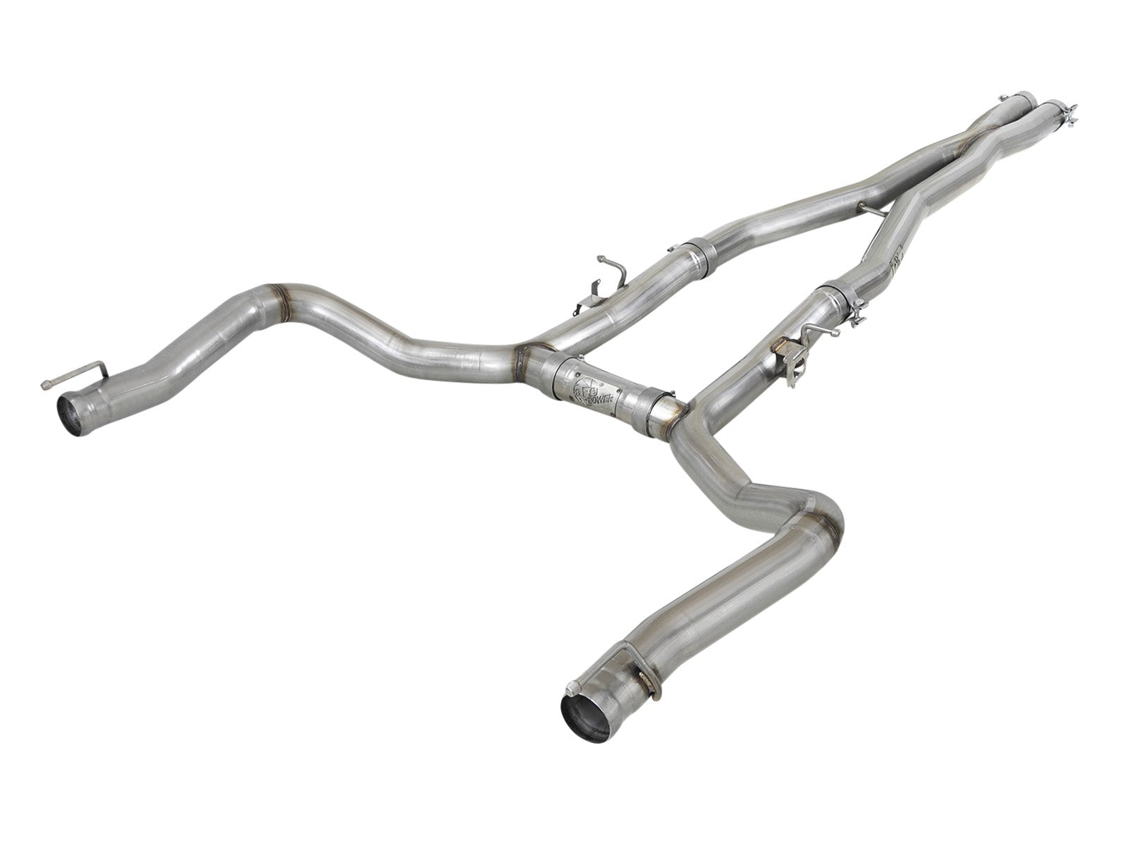 MACH Force-Xp 304 Stainless Steel Cat-Back Exhaust System w/o muffler Dodge Challenger/Hellcat/Demon 15-20 SRT-8 V8-6.2L (sc) / 392 V8-6.4L