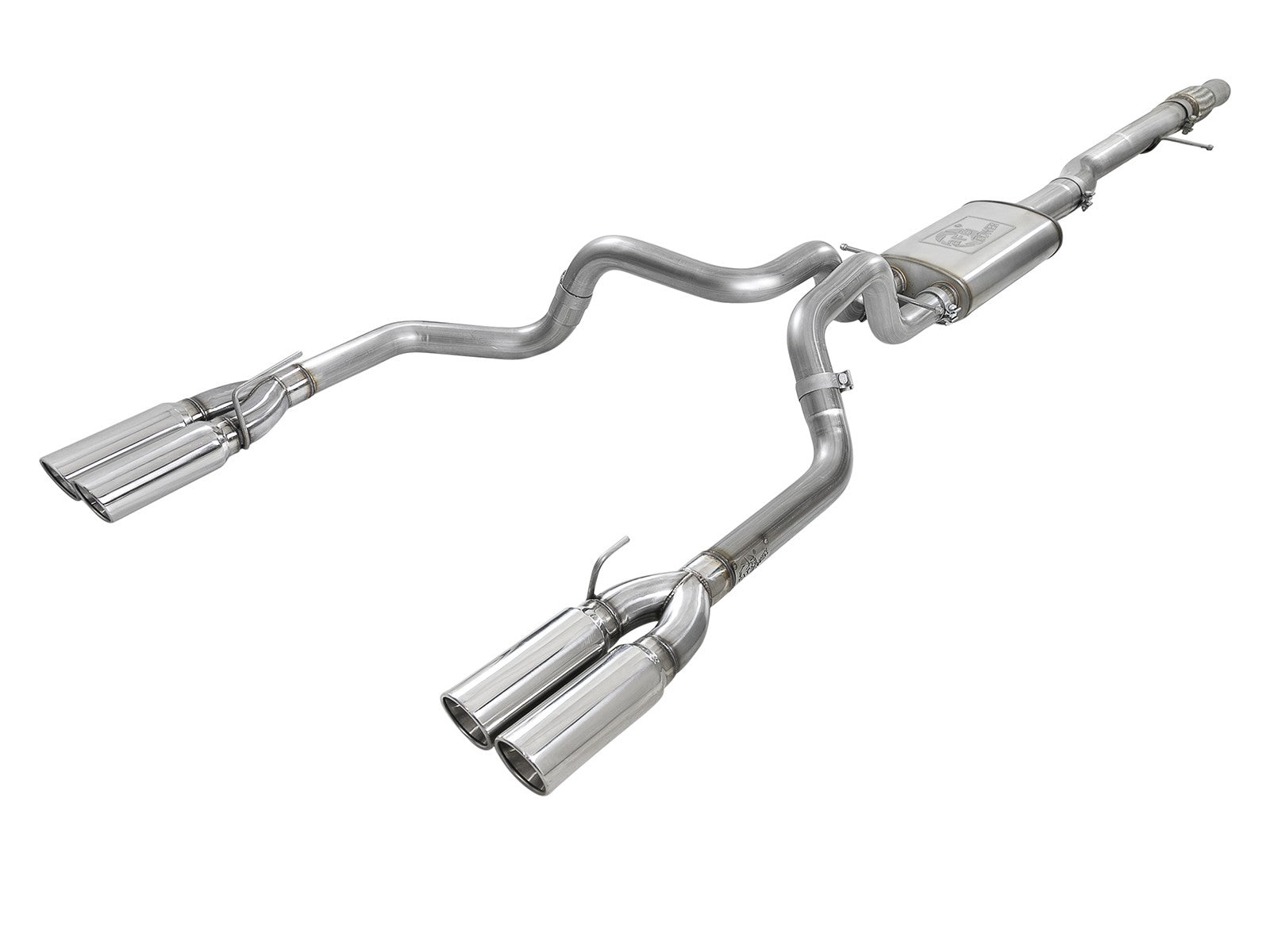 Vulcan Series 304 Stainless Steel Cat-Back Exhaust System w/ Polished Tip GM Silverado/Sierra 1500 19-20 V8-6.2L