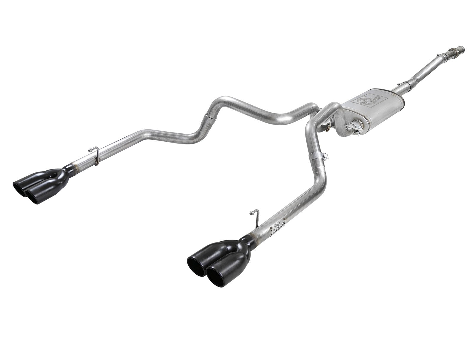 Vulcan Series 304 Stainless Steel Cat-Back Exhaust System w/ Black Tip GM Silverado/Sierra 1500 19-20 V6-4.3L/V8-5.3L