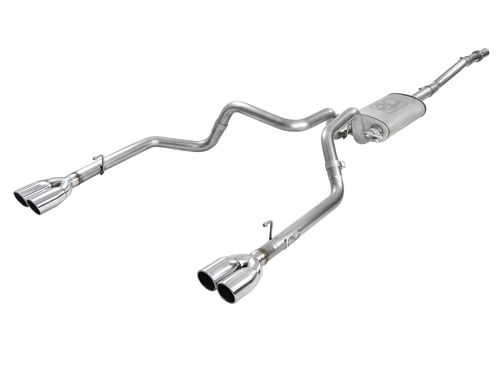 Vulcan Series 304 Stainless Steel Cat-Back Exhaust System w/ Polished Tip GM Silverado/Sierra 1500 19-20 V6-4.3L/V8-5.3L