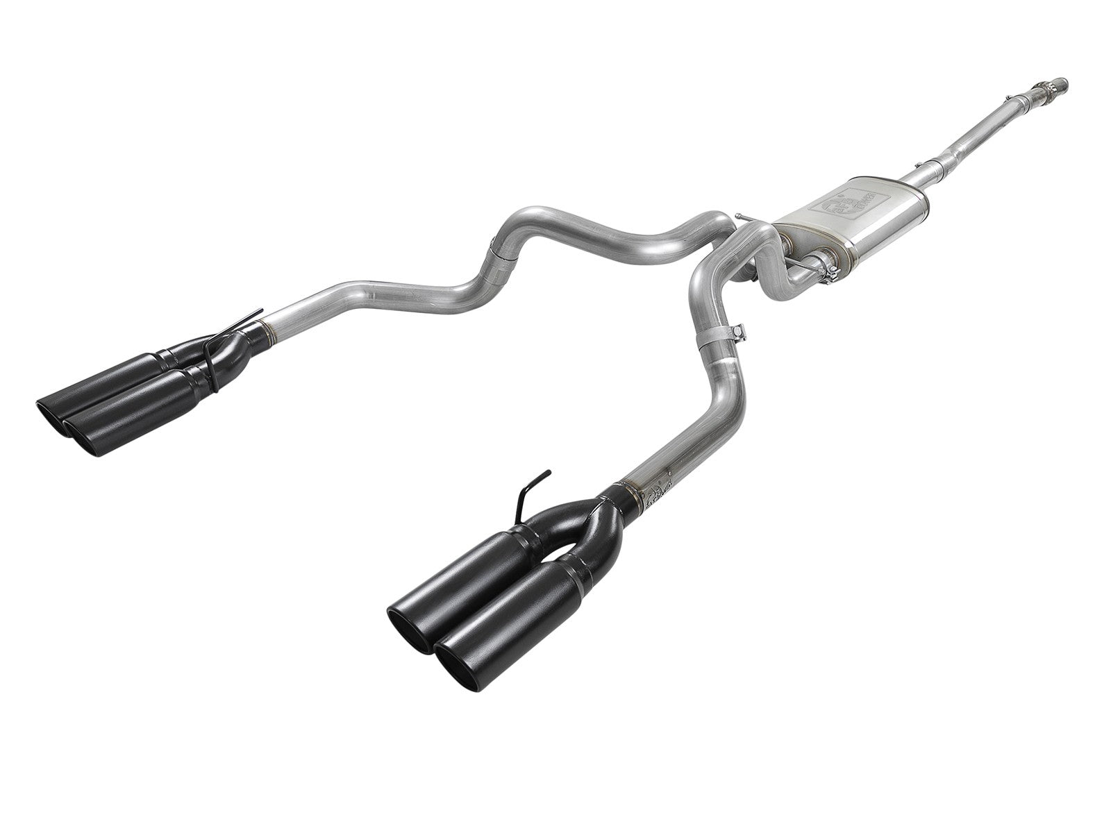 Vulcan Series 3 IN 304 Stainless Steel Cat-Back Exhaust System w/ Black Tips GM Silverado/Sierra 1500 19-20 V8-5.3L