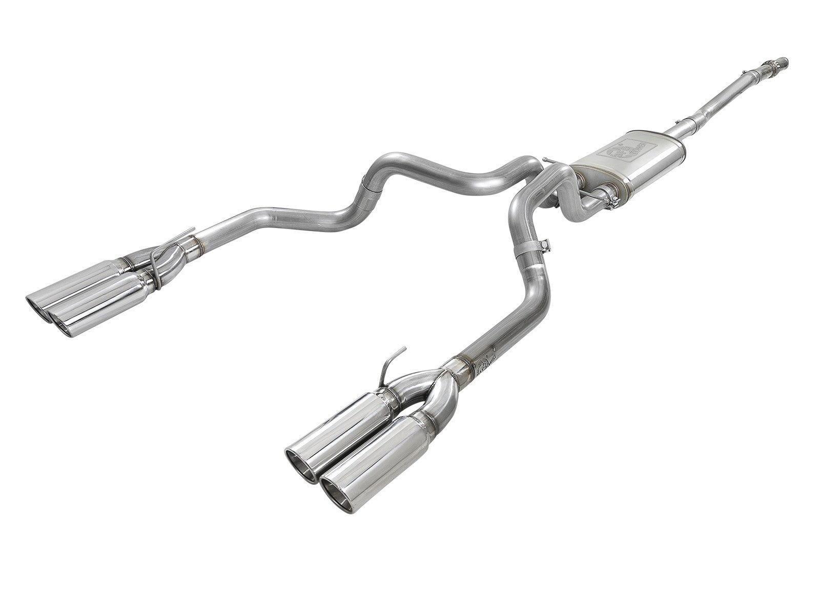 Vulcan Series 3 IN 304 Stainless Steel Cat-Back Exhaust System w/ Polished Tips GM Silverado/Sierra 1500 19-20 V8-5.3L