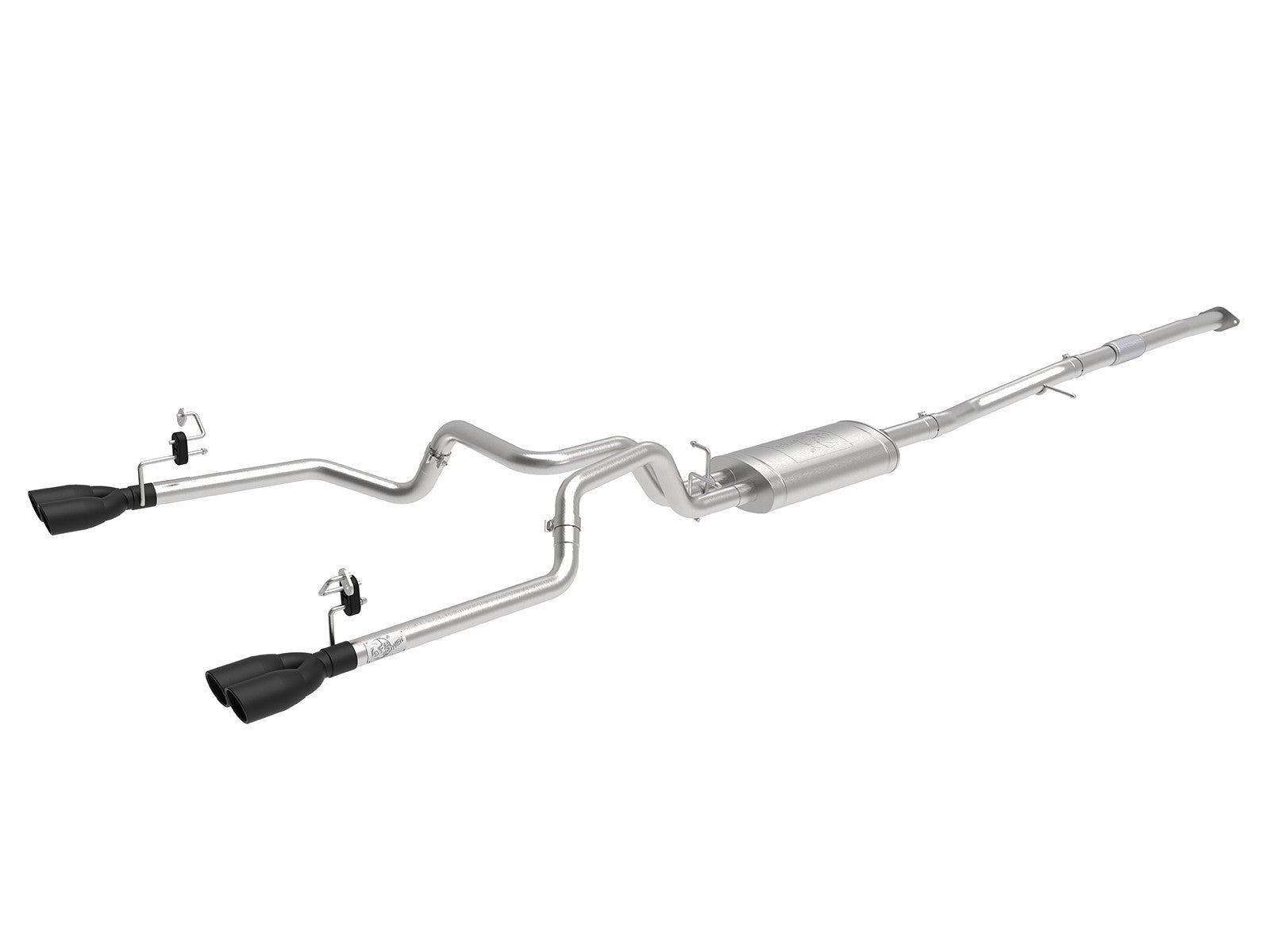 Vulcan Series 304 Stainless Steel Cat-Back Exhaust System w/ Black Tip GM Silverado/Sierra 1500 2019 L4-2.7L (t)