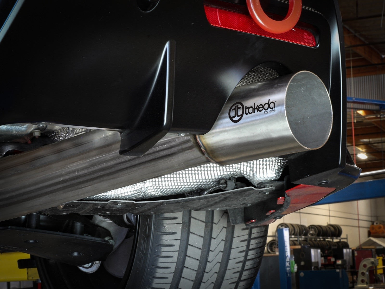 Takeda 3-1/2 IN 304 Stainless Steel Cat-Back Exhaust System w/ Brushed Tip Toyota Supra (A90) 2020 L6-3.0L (t)