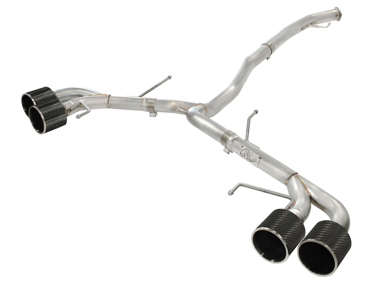 Takeda 3 IN to 2-1/2 IN 304 Stainless Steel Cat-Back Exhaust System Nissan GT-R (R35) 09-20 V6-3.8L (tt)