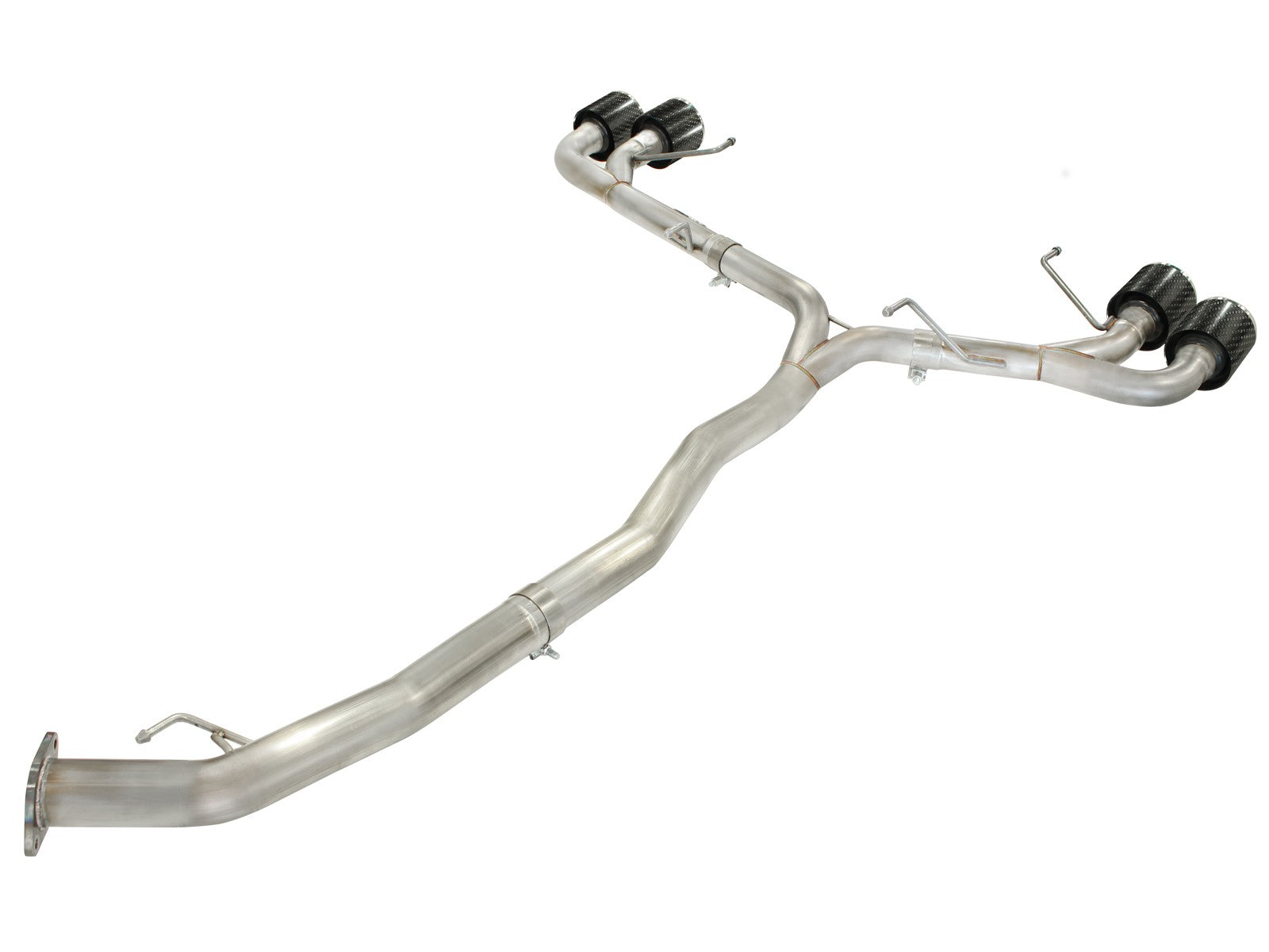 Takeda 3 IN to 2-1/2 IN 304 Stainless Steel Cat-Back Exhaust System Nissan GT-R (R35) 09-20 V6-3.8L (tt)