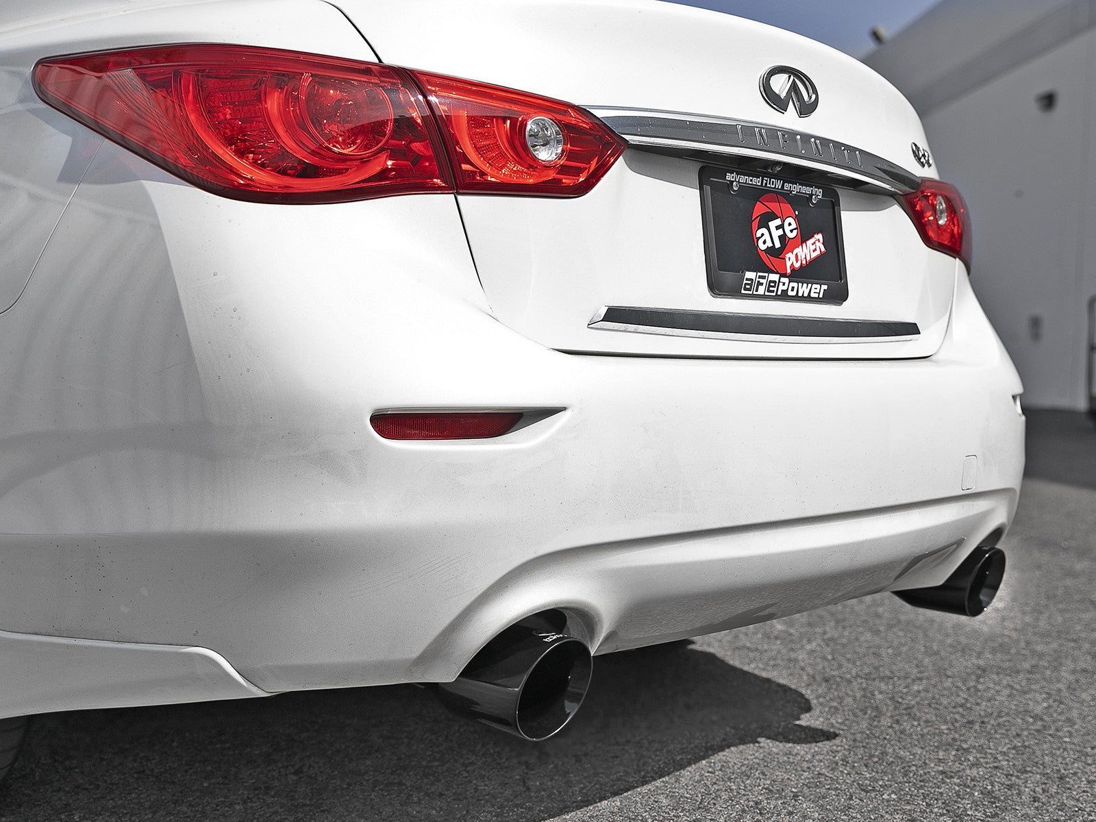 Takeda 2-1/2 IN 304 Stainless Steel Axle-Back Exhaust System w/ Black Tips Infiniti Q50 16-20 V6-3.0L (tt)