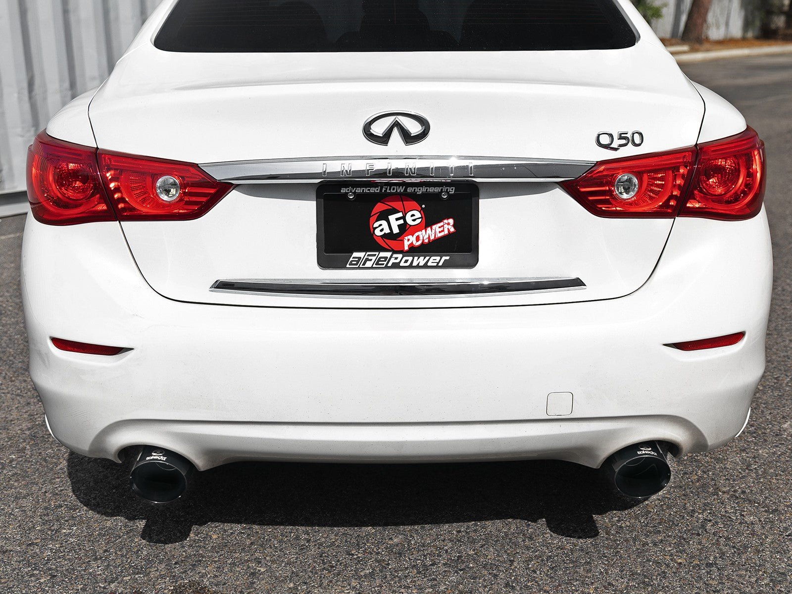 Takeda 2-1/2 IN 304 Stainless Steel Axle-Back Exhaust System w/ Black Tips Infiniti Q50 16-20 V6-3.0L (tt)