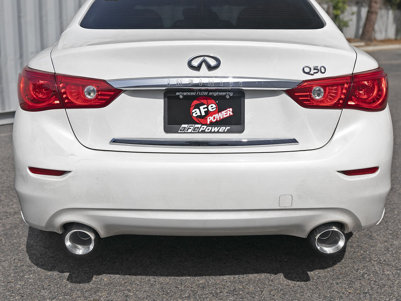 Takeda 2-1/2 IN 304 Stainless Steel Axle-Back Exhaust System w/ Polished Tips Infiniti Q50 16-20 V6-3.0L (tt)