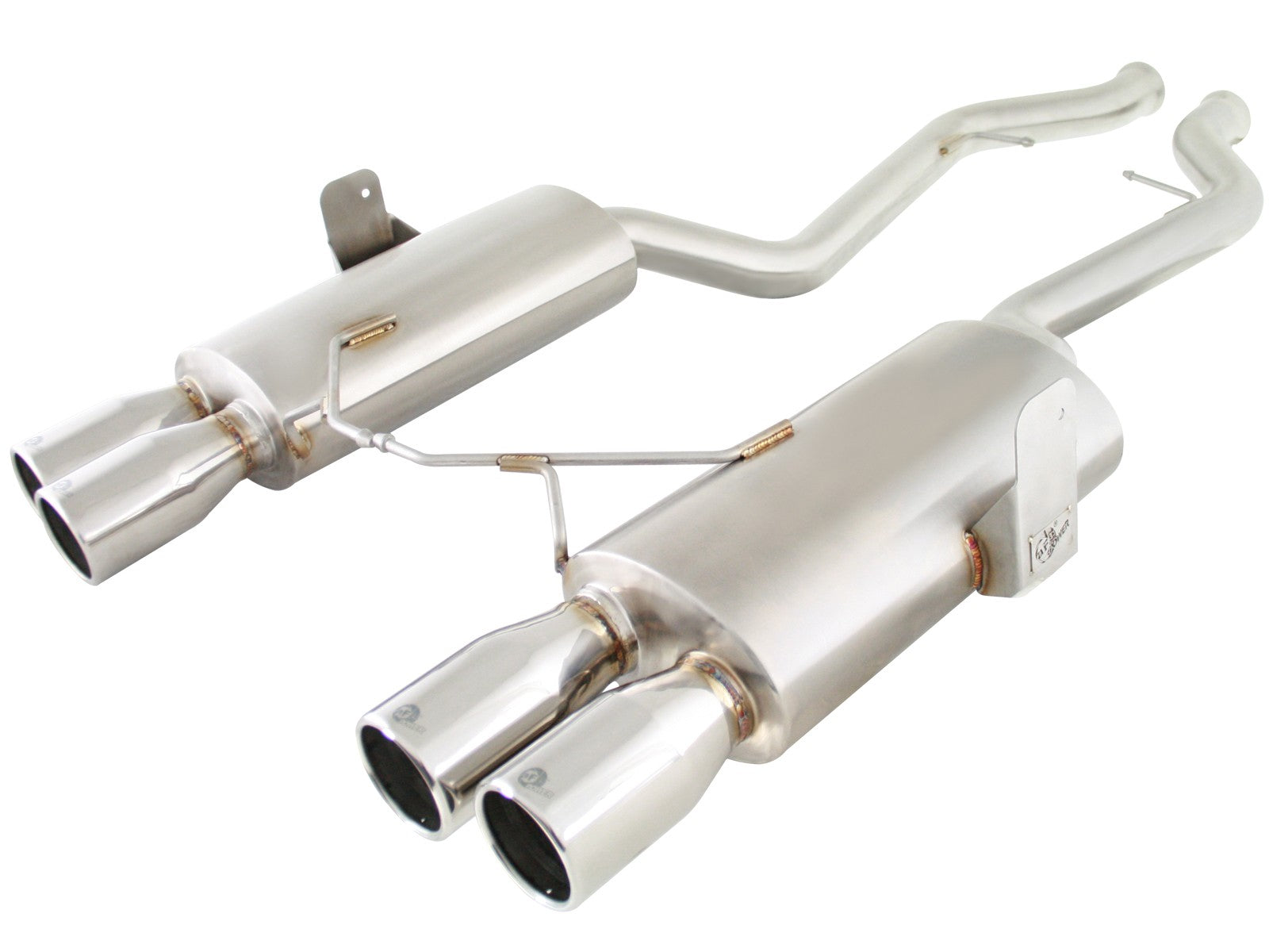 MACH Force-Xp 2-1/2in 304 Stainless Steel Cat-Back Exhaust System w/Polished Tip BMW M3 (E90/92/93) 08-13 V8-4.0L S65 - 0