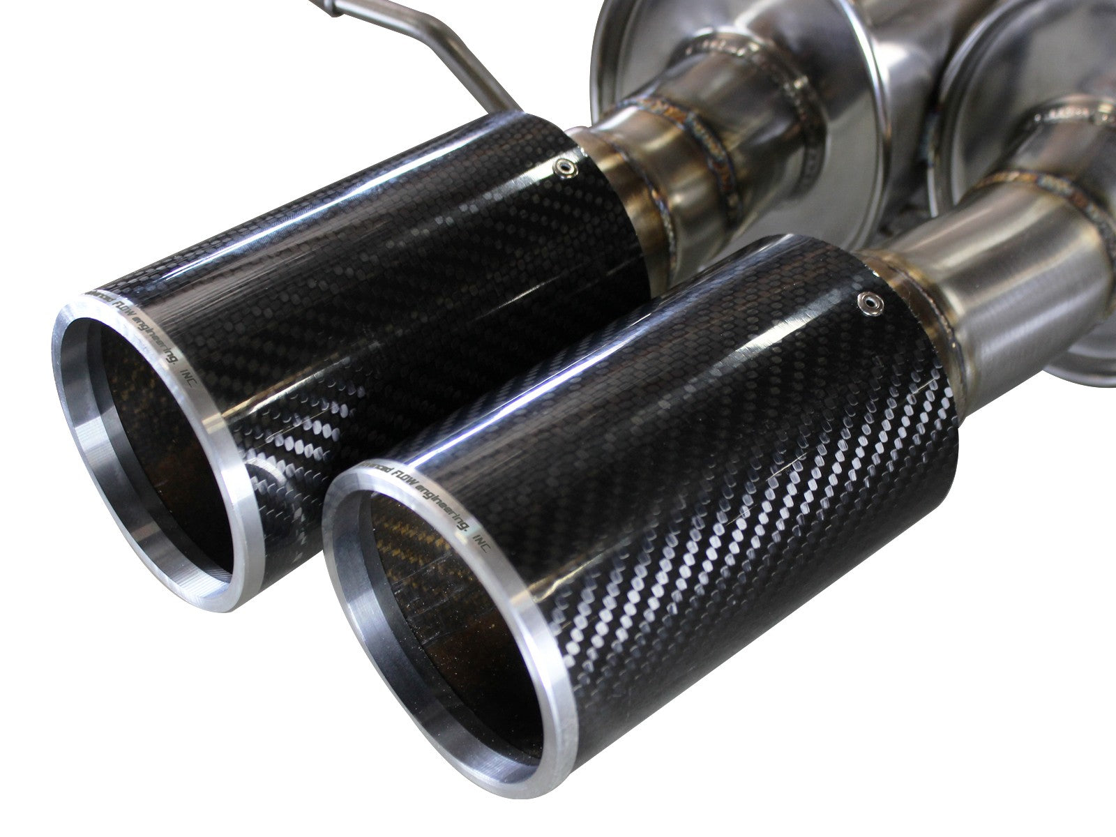 MACH Force-Xp 3 IN 304 Stainless Steel Cat-Back Exhaust System w/ Carbon Tip BMW M5 (F10) 12-17 V8-4.4L (tt) S63