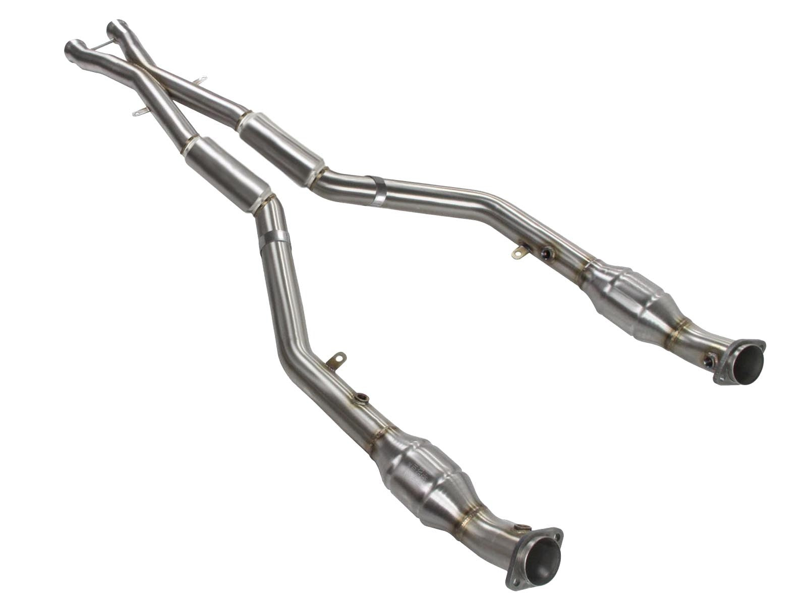 MACH Force-Xp 2-1/2 IN 304 Stainless Steel Street Series X-Pipe w/ Cats BMW M3 (E90/92/93) 08-13 V8-4.0L S65 - 0