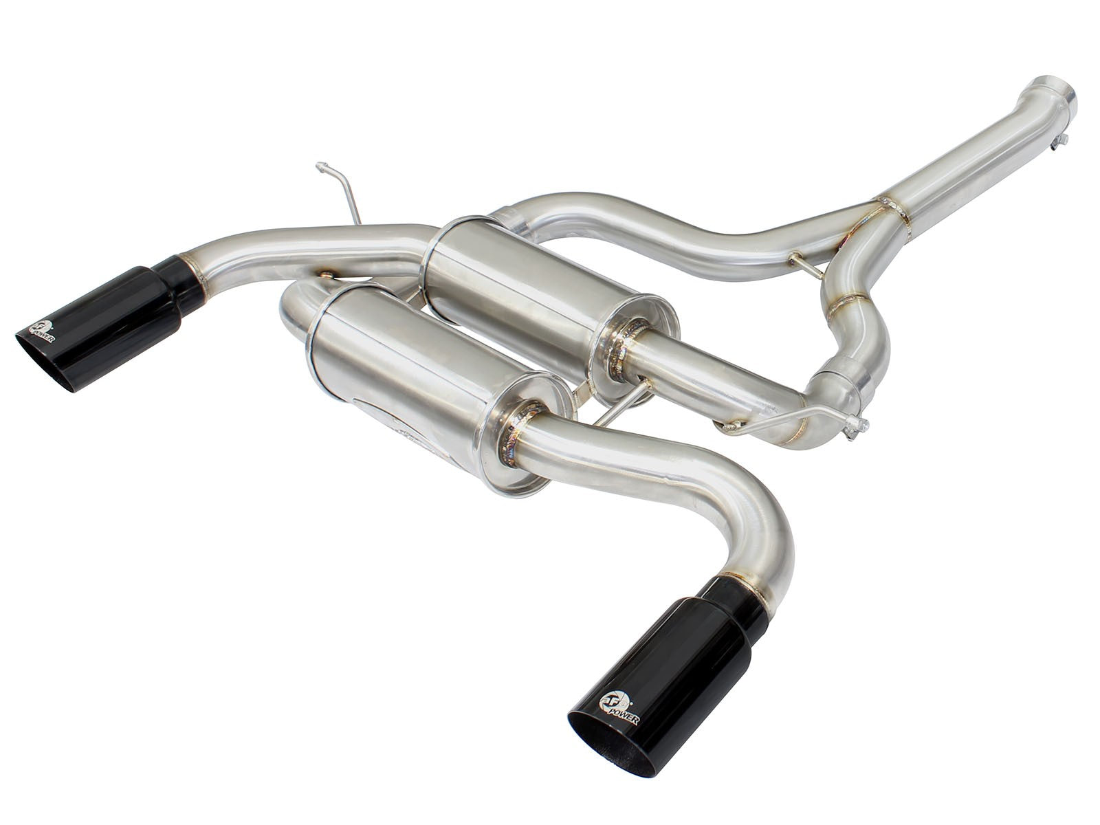 MACH Force-Xp 2-1/2in 304 Stainless Steel Axle-Back Exhaust System w/Black Tip BMW 335i (F30) 12-15 / 435i (F32/F33) 14-16 L6-3.0L (t) N55