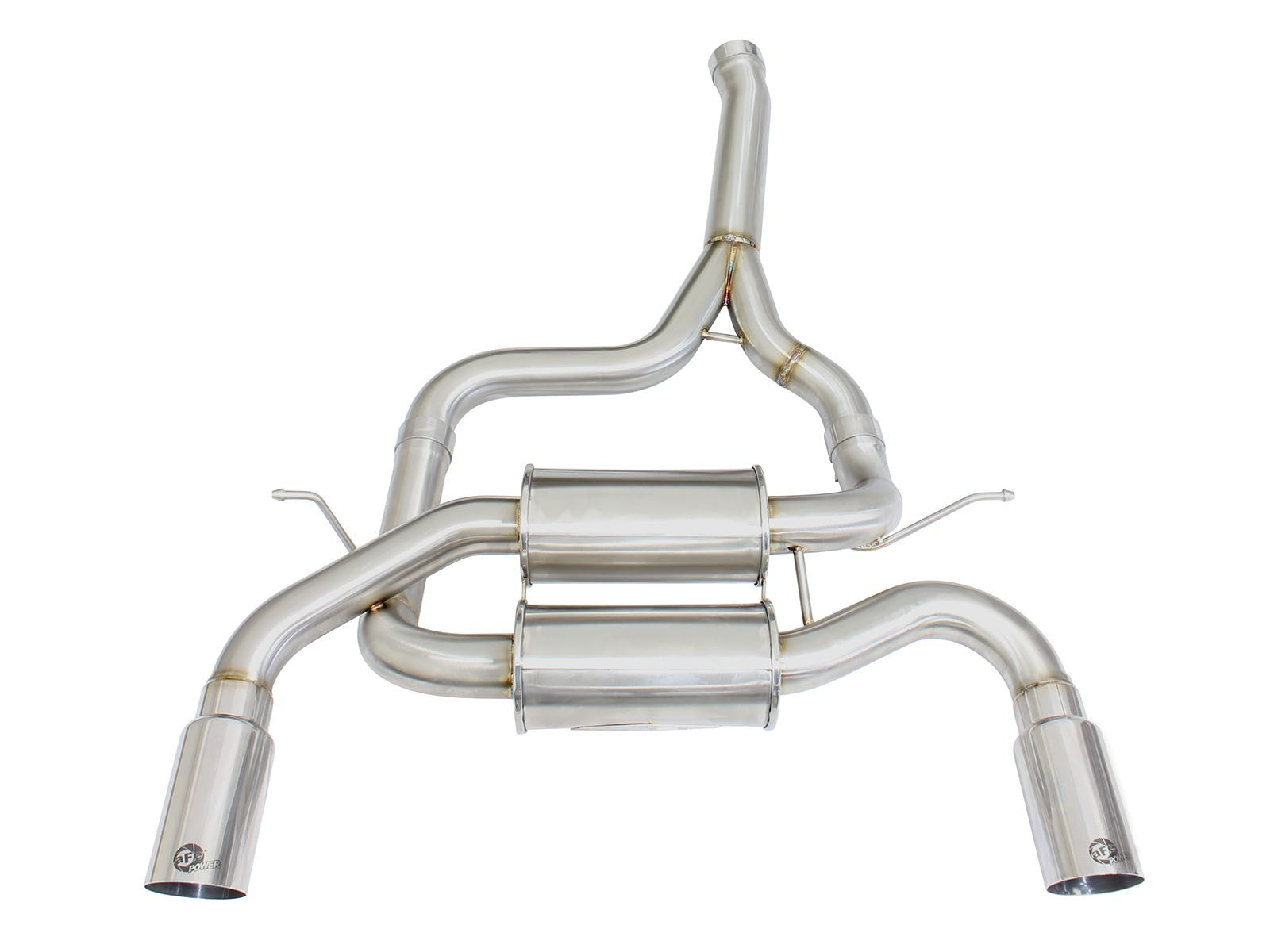 MACH Force-Xp 2-1/2in Stainless Steel Downpipe-Back Exhaust Sys w/Polished Tip BMW 335i (F30) 12-15 / 435i (F32/F33) 14-16 L6-3.0L (t) N55 - 0