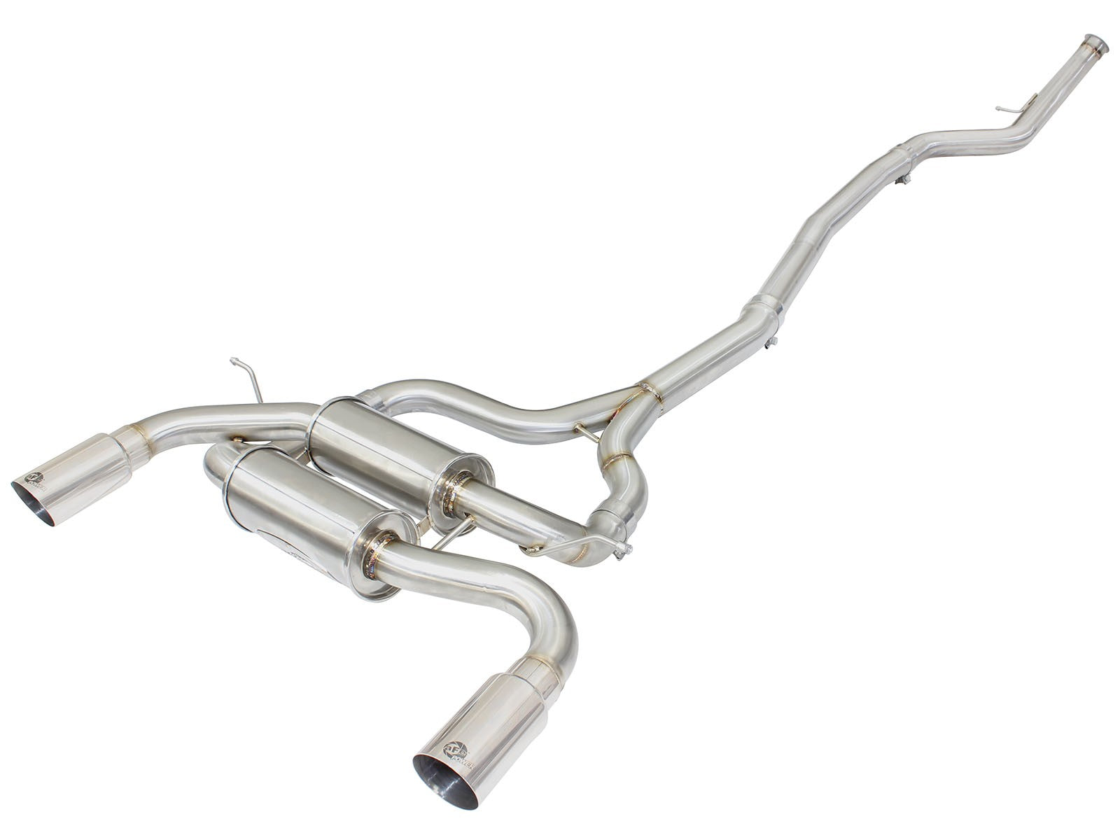 MACH Force-Xp 2-1/2in 304 Stainless Steel Cat-Back Exhaust System w/Polished Tip BMW 335i (F30) 12-15 / 435i (F32/F33) 14-16 L6-3.0L (t) N55