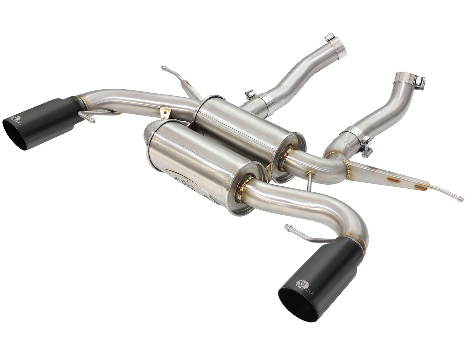 MACH Force-Xp 2-1/2in 304 Stainless Steel Axle-Back Exhaust System w/Black Tip BMW 335i (E90/92/93) 07-13 L6-3.0L (t) N54/N55 - 0