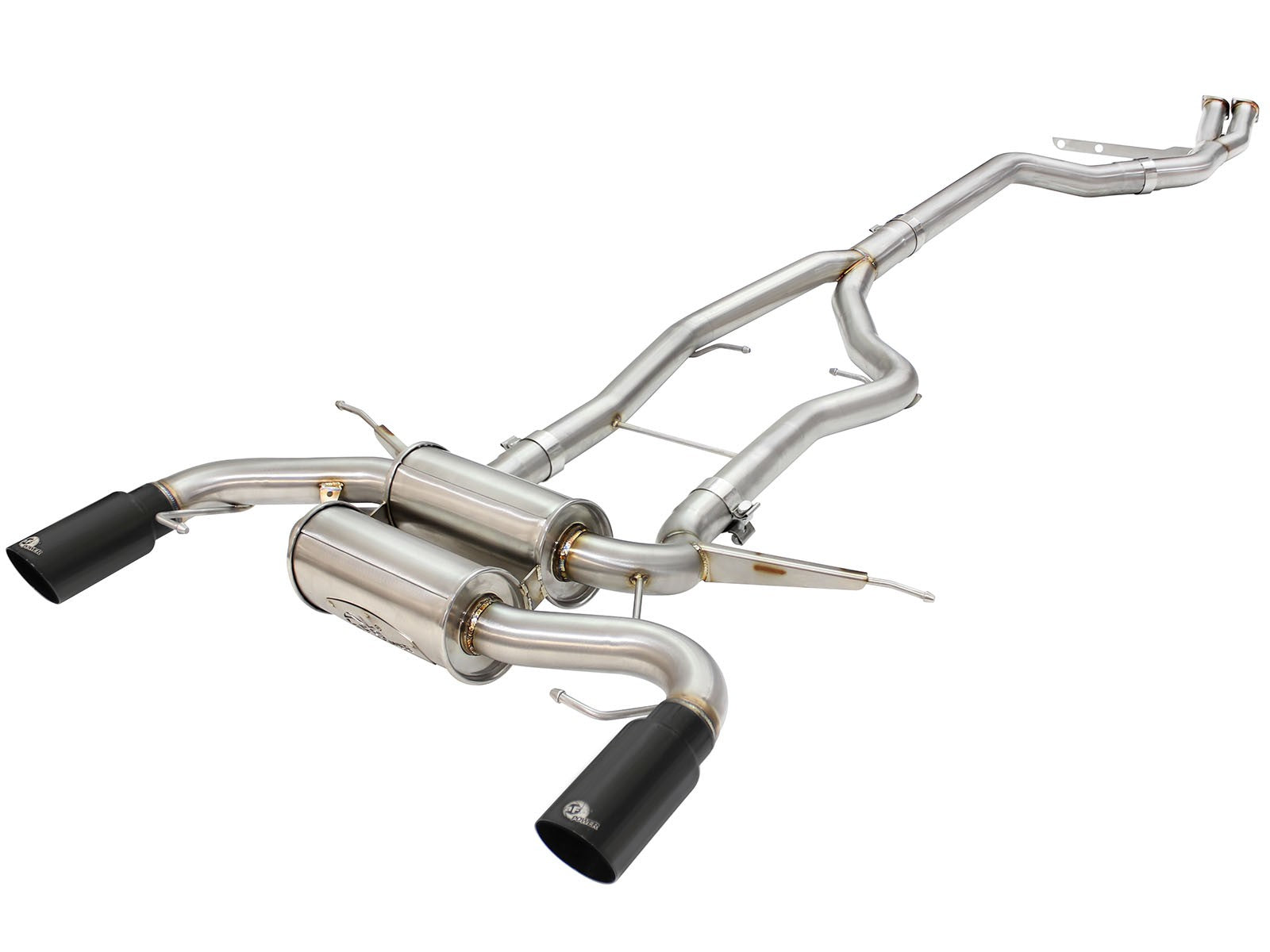 MACH Force-Xp 3 IN to 2-1/2 IN Stainless Steel Cat-Back Exhaust w/ Black Tip BMW 335i (E90/92) 11-13 L6-3.0L (t) N55 - 0