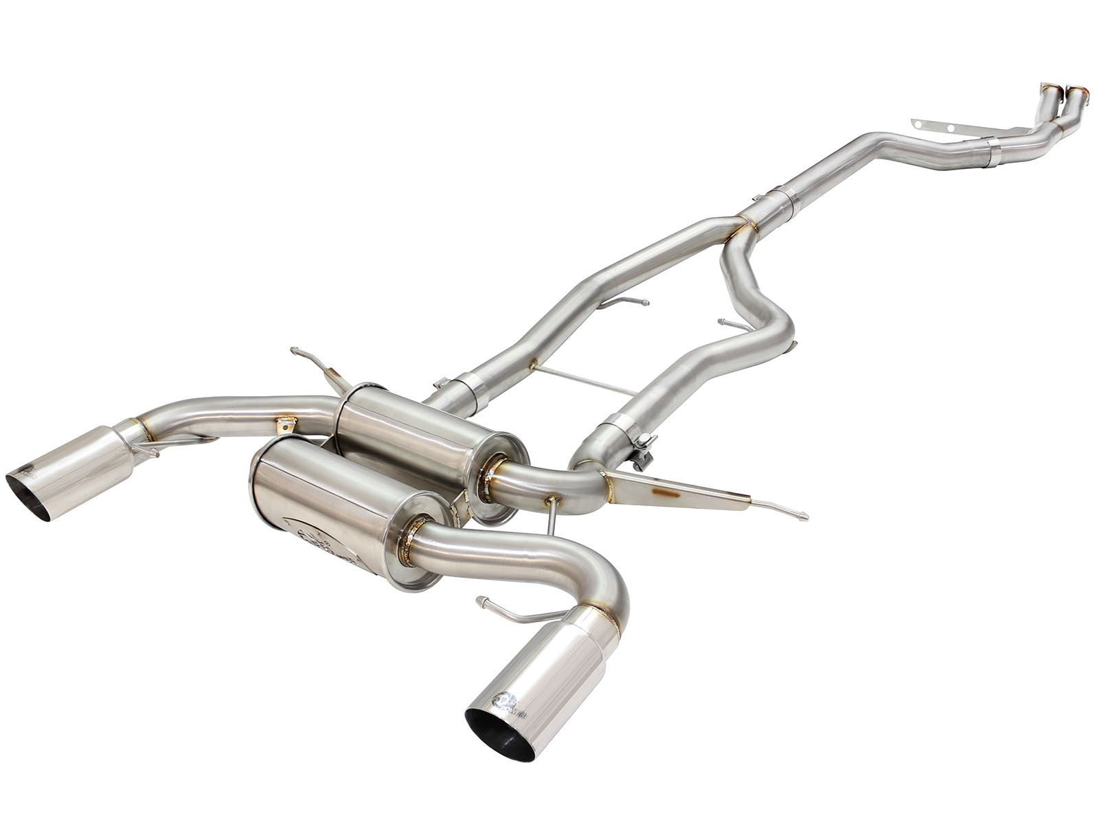 MACH Force-Xp 3 to 2-1/2in Stainless Steel Cat-Back Exhaust Sys w/Polished Tip BMW 335i (E90/92) 11-13 L6-3.0L (t) N55 - 0