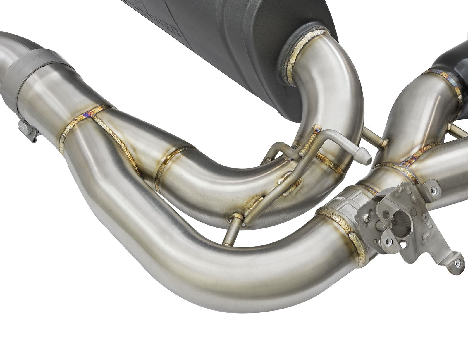 MACH Force-Xp 3 IN to 2-1/2 IN Stainless Downpipe-Back Exhaust w/ Black Tips BMW M2 (F87) 16-18 L6-3.0L (t) N55