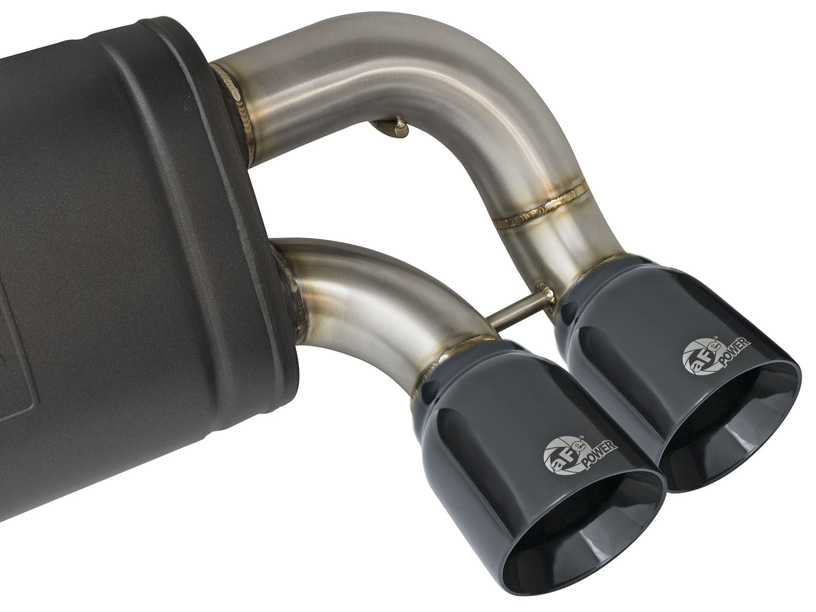 MACH Force-Xp 3 IN to 2-1/2 IN Stainless Downpipe-Back Exhaust w/ Black Tips BMW M2 (F87) 16-18 L6-3.0L (t) N55