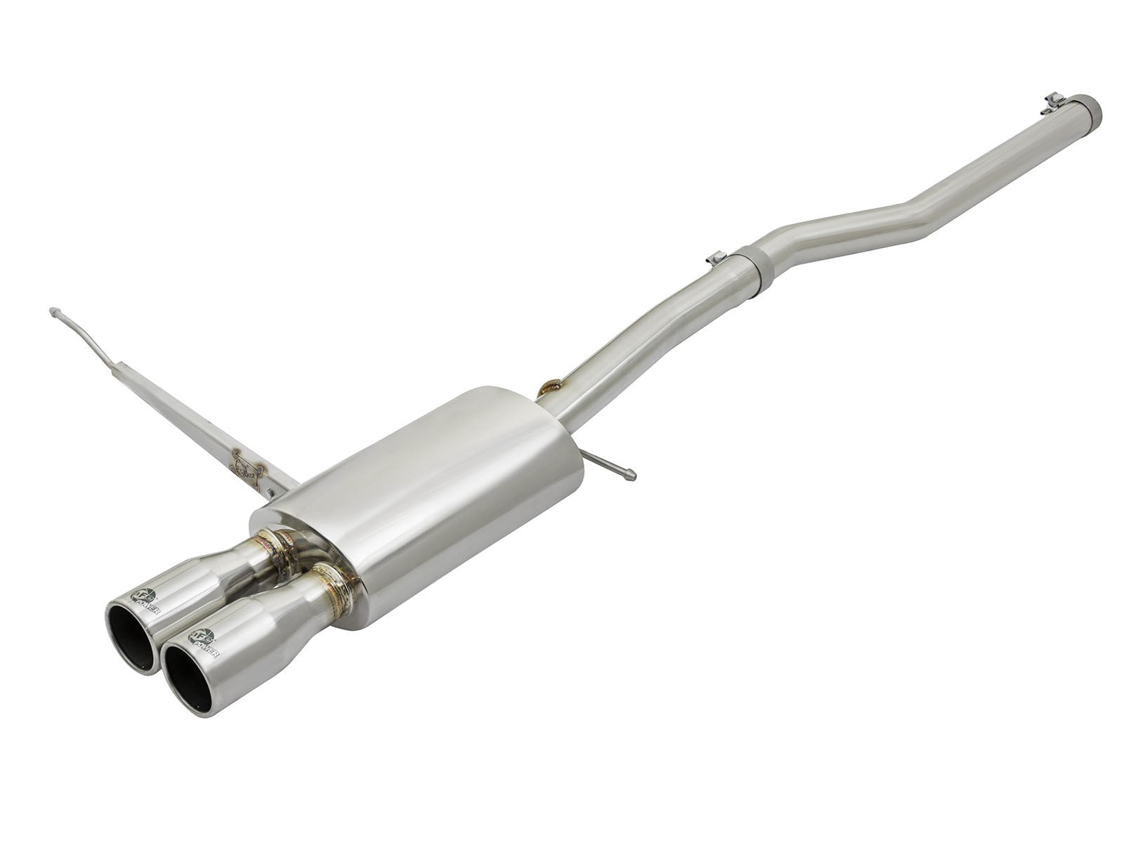 MACH Force-Xp Stainless Steel Cat-Back Exhaust System w/ Polished Tip MINI Cooper S (F55) 15-20 L4-2.0L (t) B46