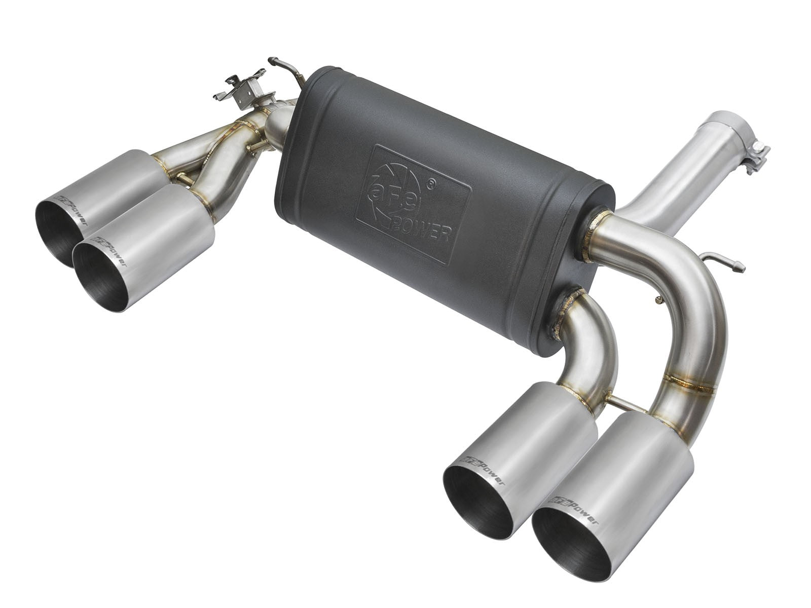 MACH Force-Xp 3 to 2-1/2in 304 Stainless Steel Axle-Back Exhaust w/Polished Tip BMW M2 (F87) 16-18 L6-3.0L (t) N55 - 0